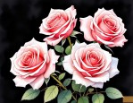 2025年5朵玫瑰花的花语