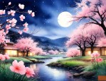 夜听风雨声花落知多少