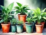 绿植盆栽的种植及培养