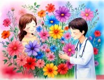 给病人送什么颜色的花