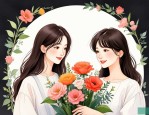 2025年女性朋友送什么花