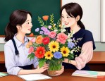 2025年老师送给学生的花