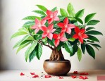 发财树开花了寓意什么