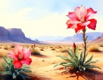 沙漠玫瑰是什么样的花