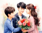 女生 送男生 什么花