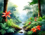 热带雨林主要植被类型