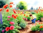 家庭小花园种什么花好