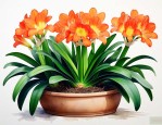 君子兰多少个叶子开花