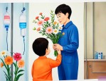 去医院看病人带什么花
