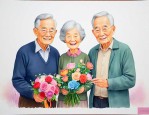 爷爷奶奶过生日送什么花