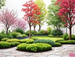 2025年植物四季绿化庭院