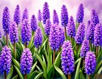 2025年淡紫色风信子花语