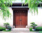 风水先生说门口种槐树