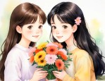 给亲姐姐送花送什么花