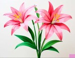 百合花的手工折纸简单