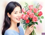 40岁女人送什么花好