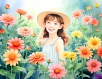 关于夏天的花的比喻句