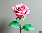 玫瑰花折纸 简单易学