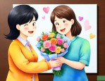 送花给老师应该说什么