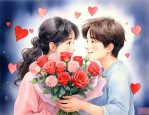 七夕节送女朋友什么花