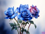 蓝色妖姬是假花还是真花