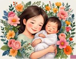 2025年刚生孩子能送花吗