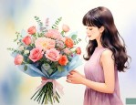 见女朋友应该送什么花