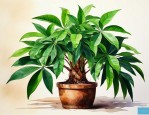 发财树的植物是什么样的
