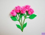 手工制作橡皮泥玫瑰花