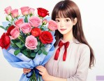 送女朋友送什么花合适