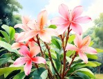 巴西木开花是什么样子