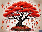 2025年八方来财树的寓意