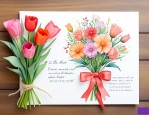 送老师的花贺卡写什么