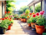 露台一年四季种哪些花