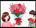 三八节给老婆送什么花