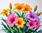 2025年萱草花有几张颜色