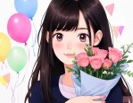 女同学过生日送什么花