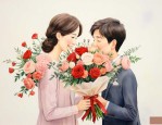 结婚12周年送什么花