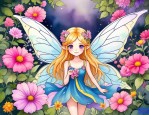 2025年舒心的花仙精灵王