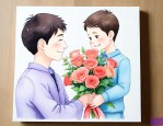 高情商感谢老公送的花