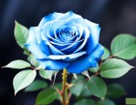 碎冰蓝玫瑰花语和寓意