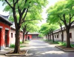 院内栽国槐风水好不好