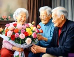 给老人过生日买什么花