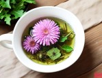 三七花和蒲公英根泡水