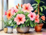适应在室内的放的花卉