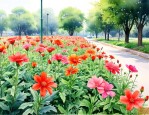 路边绿化花卉品种大全