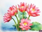 送花莲蓬的寓意是什么