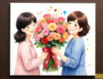 生日女性朋友送什么花