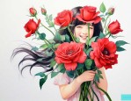 第一次送女生什么花好