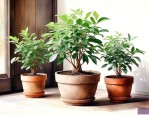 千年木 盆栽植物 室内